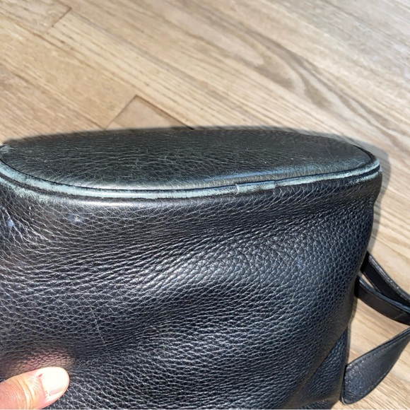 Coach Sonoma Pebbled Black Leather Shoulder Bag J7M-4907 - Picture 8 of 15